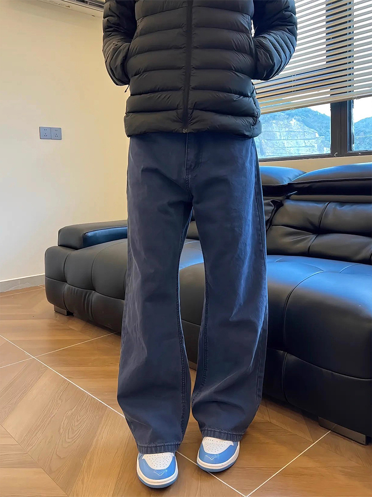 Streetwear Brand Denim - Cleanfit French Work Blaue Herren-Jeans für