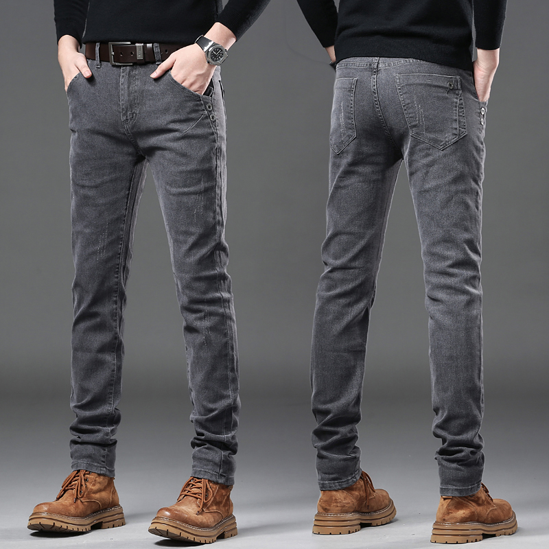 Neue Reine Grau Koreanische Dü – Streetwear Brand Denim Bewertung und Preis